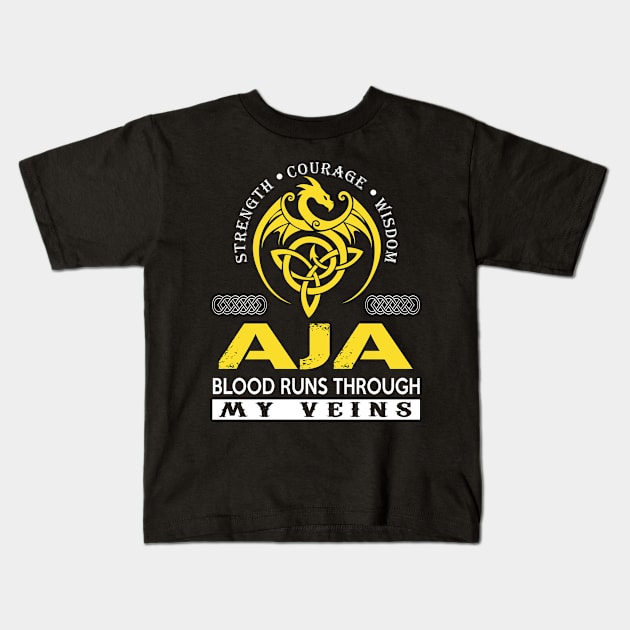 AJA Kids T-Shirt by isaiaserwin